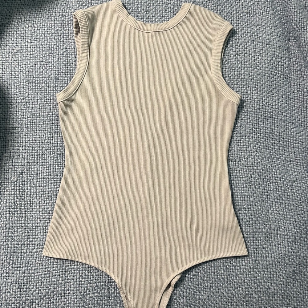 Agolde Silver Bodysuit